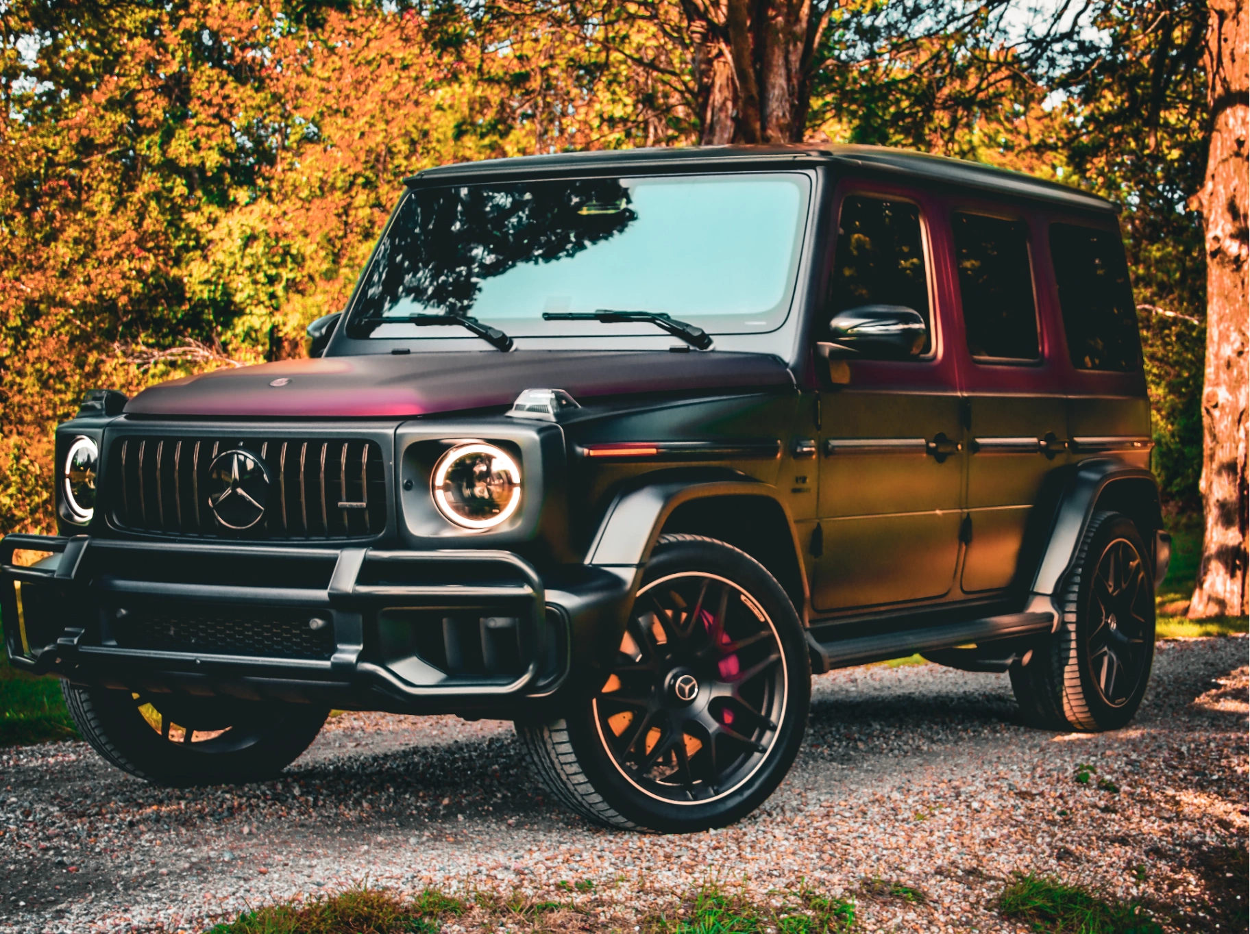 Satin Black G63 AMG, Full color-change wrap completed by OG Graphics in Crofton, MD